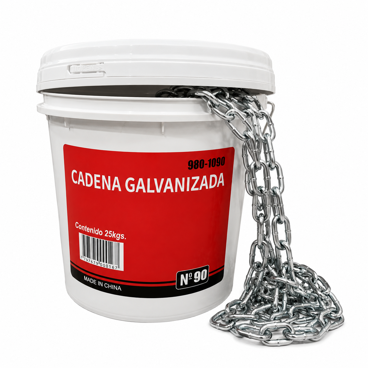 CADENA PATENTE GALVANIZADA ECO N°50